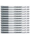Ручка гелевая пиши-стирай Flexoffice 0.5 мм, черная (12/600) FO-GELE002 BLACK