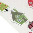 Набор гелевых стикеров, 15,5x30 см, ТПР, 4 дизайна, СНОУ БУМ 336-501