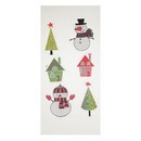 Набор гелевых стикеров, 15,5x30 см, ТПР, 4 дизайна, СНОУ БУМ 336-501