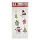 Набор гелевых стикеров, 15,5x30 см, ТПР, 4 дизайна, СНОУ БУМ 336-501