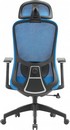 Кресло Cactus CS-MC515-BL темно-синий сиденье темно-синий сетка/ткань с подголов. крестов. пластик пластик черный 