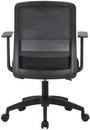 Кресло Cactus CS-MC333-BK черный сиденье черный сетка/ткань низк.спин. крестов. пластик пластик черный 