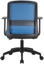 Кресло Cactus CS-MC333-BL темно-синий сиденье темно-синий сетка/ткань низк.спин. крестов. пластик пластик черный 