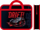 Папка детская фА4 пластиковая, с ручками 330/260/75 "DRIFT ON", Пчелка (10/30) ПМ-А4-25