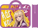 Папка детская фА4 пластиковая, с ручками 330/260/120, широкая, "МИЛАЯ БЛОНДИНКА", Пчелка (10/30) ПМ-А4-251