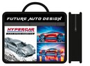 Папка детская фА4 пластиковая, с ручками 330/260/120, широкая, "HYPERCAR", Пчелка (10/30) ПМ-А4-251