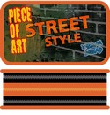 Пенал трехстворчатый большой тканевый торец 190/105 STREET STYLE, Пчелка (15) ПО-110