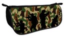 Пенал - косметичка объемный на молнии ПРЕМИУМ, печать на ткани 200*105*65 "MILITARY", Пчелка К-7