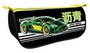 Пенал - косметичка объемный на молнии ПРЕМИУМ, печать на ткани 200*105*65 "SPEED CLUB", Пчелка К-7