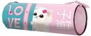 Пенал - тубус большой на молнии FLUFFY, печать на ткани, 195/85, Пчелка (10) ПТ-02