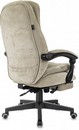 Кресло руководителя Бюрократ T-9950MSG-F Fabric песочный Light-21 крестов. пластик подст.для ног 