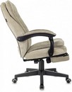 Кресло руководителя Бюрократ T-9950MSG-F Fabric песочный Light-21 крестов. пластик подст.для ног 
