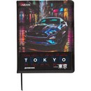 Дневник "deVENTE Label. Tokyo Drift" универсальный блок, 48 листов, белая бумага 80 г/м?, печать в 1 краску, твердая обложка из искусственной антивандальной кожи с поролоном, цветная печать, объемная аппликация из искусственной кожи, шелкография, отстрочка, 1 ляссе 2020512