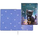 Дневник "deVENTE. Beautiful Cat" универсальный блок, 48 листов, белая бумага 80 г/м?, печать в 1 краску, твердая обложка из искусственной кожи с поролоном, цветная печать, тиснение фольгой, отстрочка, цветной форзац, 1 ляссе 2020539