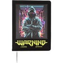 Дневник "deVENTE. Cyber" универсальный блок, 48 листов, белая бумага 80 г/м?, печать в 1 краску, твердая обложка из искусственной кожи с поролоном, объемная аппликация из искусственной кожи, цветная печать, шелкография, отстрочка, 1 ляссе 2020514