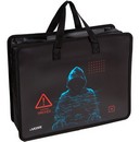 Папка для тетрадей, ИЗО и технологии "deVENTE Label. Hacker" A4 (33,5x26x10 см) с текстильным расширением 10 см, на молнии сверху, пластик 400 мкм, текстильные ручки, в пластиковом пакете 8057540