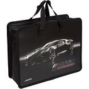 Папка для тетрадей, ИЗО и технологии "deVENTE. Luxury Car" A4 (33,5x26x10 см) с текстильным расширением 10 см, на молнии сверху, пластик 400 мкм, текстильные ручки, в пластиковом пакете 8057515