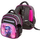 Рюкзак "deVENTE. Grade. Hey Girl" школьный жесткий 37x28x16 см (16 л) вес 700 г, 1 отделение на молнии с разделителями для учебников, 1 отделение с органайзером, 2 передних кармана, 2 боковых кармана сеткой на резинке 7033531