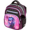 Рюкзак "deVENTE. Grade. Hey Girl" школьный жесткий 37x28x16 см (16 л) вес 700 г, 1 отделение на молнии с разделителями для учебников, 1 отделение с органайзером, 2 передних кармана, 2 боковых кармана сеткой на резинке 7033531
