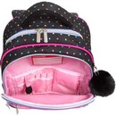 Рюкзак "deVENTE. Grade. Hey Girl" школьный жесткий 37x28x16 см (16 л) вес 700 г, 1 отделение на молнии с разделителями для учебников, 1 отделение с органайзером, 2 передних кармана, 2 боковых кармана сеткой на резинке 7033531