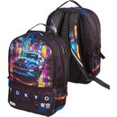 Рюкзак "deVENTE. Label. Tokyo Drift" подростковый 39x30x17 см (19 л) вес 750 г, эргономичная вентилируемая спинка и широкие вентилируемые S-образные регулируемые лямки, 2 отделения на молнии, уплотненные отделения для ноутбука до 15дюймов и книг, 1 передний карман на молнии 7032584