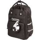 Рюкзак "deVENTE. Rabbit" подростковый 39x27x17 см (15 л) вес 500 г, высококачественный нейлон, двойные ручки, уплотненная спинка и уплотненные лямки, 1 отделение на молнии, 1 передний карман на молнии, кошелек на молнии, внутри уплотненный карман с липучкой для ноутбука до 14 дюймов 7036523
