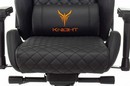 Кресло игровое Knight TITAN черный ромбик эко.кожа с подголов. крестов. металл 