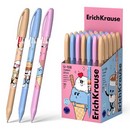 Ручка шариковая ErichKrause U-108 Stick Yummy 1.0, Ultra Glide Technology, цвет чернил синий 63106
