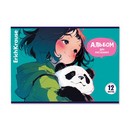 Альбом для рисования на скобе ErichKrause Panda Hugs, А4, 12 листов_MIX-PACK 012090110-63447