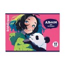 Альбом для рисования на скобе ErichKrause Panda Hugs, А4, 12 листов_MIX-PACK 012090110-63447