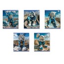 Тетрадь 48л. кл., обл. мелов., "Roof Toy" глянцевая ламинация, MIX-PACK, ErichKrause (5/100) 048013154-63294