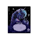 Тетрадь 18л. лин., обл. мелов., "Black Unicorn"  выборочный УФ-лак,  ErichKrause (10/200) 018019154-63273