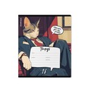Тетрадь 18л. лин., обл. мелов., "Cat Boss", ErichKrause (10/200) 018010154-63261
