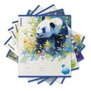 Тетрадь 24л. кл., обл. мелов., "Flower Panda", ErichKrause (10/160) 024010154-60574