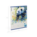 Тетрадь 24л. кл., обл. мелов., "Flower Panda", ErichKrause (10/160) 024010154-60574