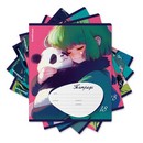 Тетрадь 18л. лин., обл. мелов., "Panda Hugs", ErichKrause (10/200) 018010154-63271
