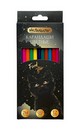 Карандаши 12цв., "Mystery cat" пластиковые, шестигранные, ПандаРог 0171122900 (15-7502)
