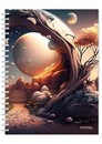 Тетрадь 48л. лин., на гребне, обл. мелов., ""Фэнтези", КТС-Про(80) С0153-03