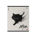 Тетрадь общая ученическая ErichKrause Blur Cat, 36 листов, клетка_MIX-PACK 036010154-63286