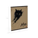 Тетрадь общая ученическая ErichKrause Blur Cat, 36 листов, клетка_MIX-PACK 036010154-63286