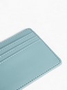 Картхолдер 10,2*0,4*8,2 см, отд д/карт,  иск кожа, голубой 9101447 9101447    