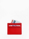 Картхолдер 10,5*0,4*8,5 см, 7 отд, д/карт, красный   9713843 9713843    
