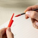 Набор из 10 ручек шариковых Deli Think корп.прозрачный d=1мм чернила ассор. индив. пак.ев. (синий - 5шт, черный - 3шт, красный - 2шт) EQ4-MT