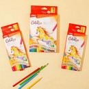 Карандаши 12цв. Deli ColoRun трехгран. дерево, коробка/европод. EC132-12