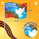 Карнавальный набор "9 мая!" рост 104-152 см, дождевик, флажок   10103645 10103645