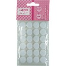 Липучки самоклеящиеся для рукоделия "deVENTE. DIY" диаметр 1,5 см, 48 шт, 24 пары в пластиковом пакете с блистерным подвесом 8000406