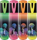Набор текстовыделителей DEEPSEA PARADISE декорированный, пишущий узел 1-5мм, цвета ассорти, 4 штуки, в упаковке с подвесом 740710