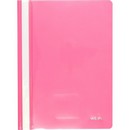 Скоросшиватель пластиковый "deVENTE. Pastel" A4 с прозрачным верхним листом, 120/180 мкм, пастельная розовая, индивидуальная маркировка 3113301