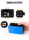 Точилка электрическая 1 отверстие, с контейнером, ORANGE PEEL X2,  цвет голубой OP X2 BL