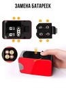 Точилка электрическая 1 отверстие, с контейнером, ORANGE PEEL X2,  цвет красный OP X2 RD